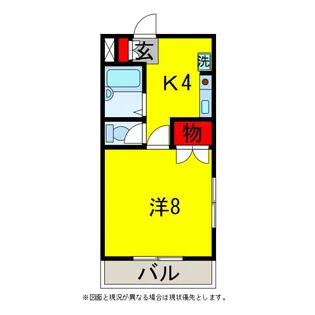 コーポ中村【3階】の間取り