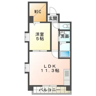 ヴィーブル住吉【4階】の間取り