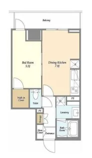 東京都千代田区九段北1【マンション】の間取り