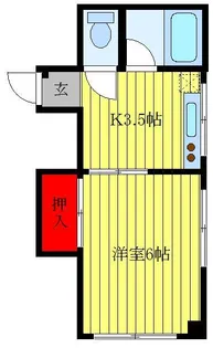 木本マンション【2階】の間取り