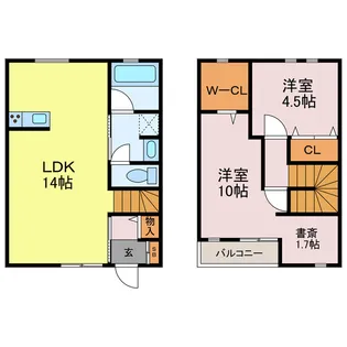 メゾン ド ルポンの間取り