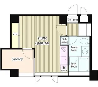 ビクトリア プレイス【3階】の間取り