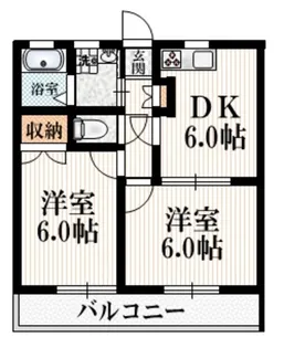 SUNS昭島【3階】の間取り