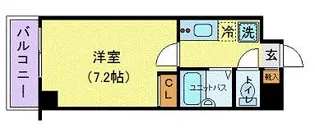 アヴァンセクール町屋【2階】の間取り