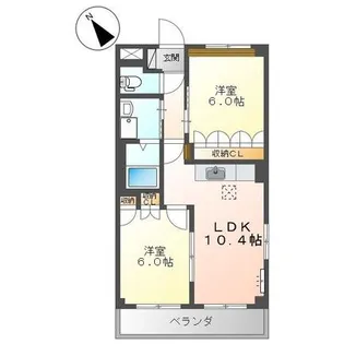 アバンティ【1階】の間取り
