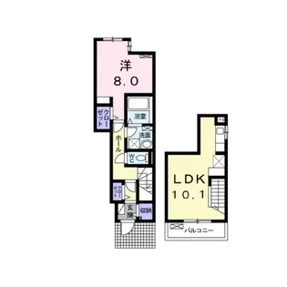 グランつくばIV【1階】の間取り