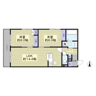 EL CIELO(エル・シエロ)【1階】の間取り