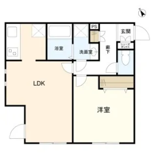 ウェルスクエアイズム高円寺【2階】の間取り