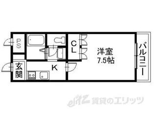 オアシスコート古沢【2階】の間取り