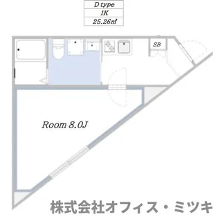 【防音マンション】プロス千歳烏山 らしくらす【4階】の間取り