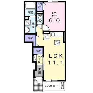 T.T.M.II【1階】の間取り