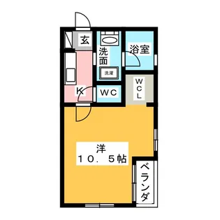 クレア【2階】の間取り