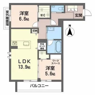 リノア泉が丘【2階】の間取り