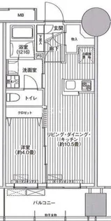 桜ヒルズ九段北【9階】の間取り