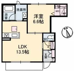 シャリテ【1階】の間取り