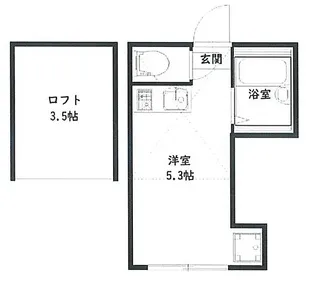 JTレジデンス巣鴨【2階】の間取り