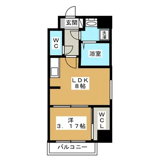 ウッドレスト柏【3階】の間取り