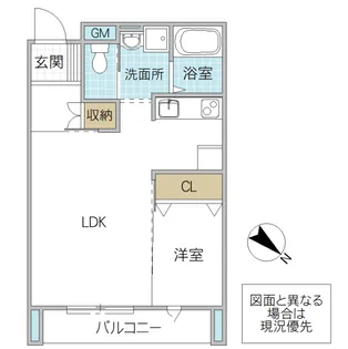 BLANC-F【1階】の間取り