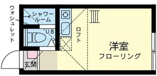 ユナイト天王町リボンヌ【1階】の間取り