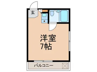 スカイハイツ奥沢【4階】の間取り