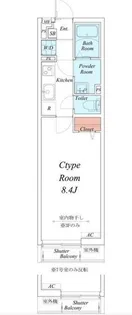 リブリ・フローレス参番館【3階】の間取り