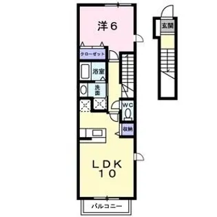ブルーベリーヒル【2階】の間取り