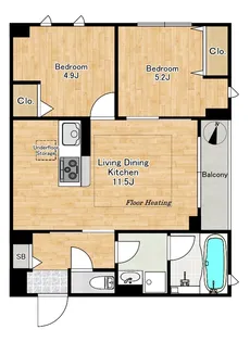 レガート【1階】の間取り