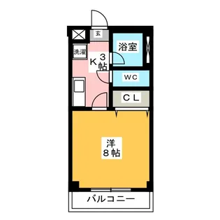 ピッコロハイツ【3階】の間取り