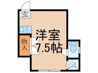 北野方荘 B棟【1階】の間取り