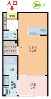 eclatVII【1階】の間取り