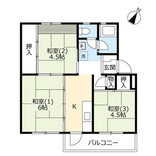 UR原市【4階】の間取り