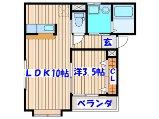 グラシア【1階】の間取り
