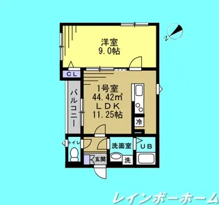 グランメゾン南流山【2階】の間取り