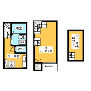 リバティヒル【2階】の間取り