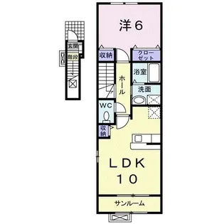 アウローラ【2階】の間取り