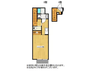 Colette(コレット)八木山本町壱番館【2階】の間取り