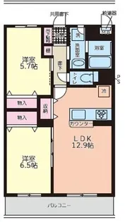 シーショア・槇島【4階】の間取り