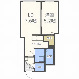 MRK創成川通【2階】の間取り