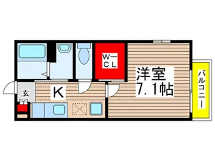 フォルモ-ザ轟【1階】の間取り