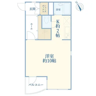 エスプラナード中目黒一番館【2階】の間取り