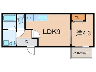 TREETO【1階】の間取り