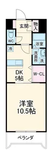 タウンエステート西浦【2階】の間取り