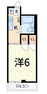 東名観光ビル【3階】の間取り