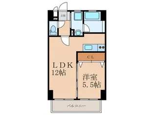 エスズ・イン南【2階】の間取り