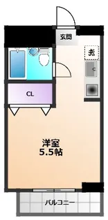 シャルマンはすみ【4階】の間取り