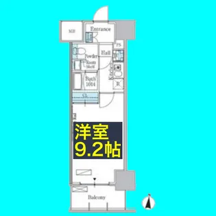 パークアクシス名古屋山王一丁目【6階】の間取り