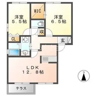 シャルムコート【1階】の間取り