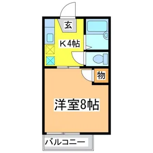 レジデンス21 A【1階】の間取り