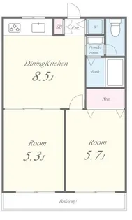 アーバンコートタムラ【1階】の間取り