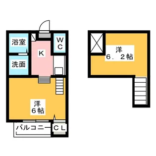 Iris【2階】の間取り